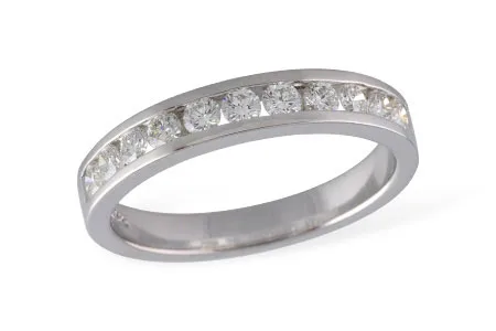 Diamond Wedding Band in white gold