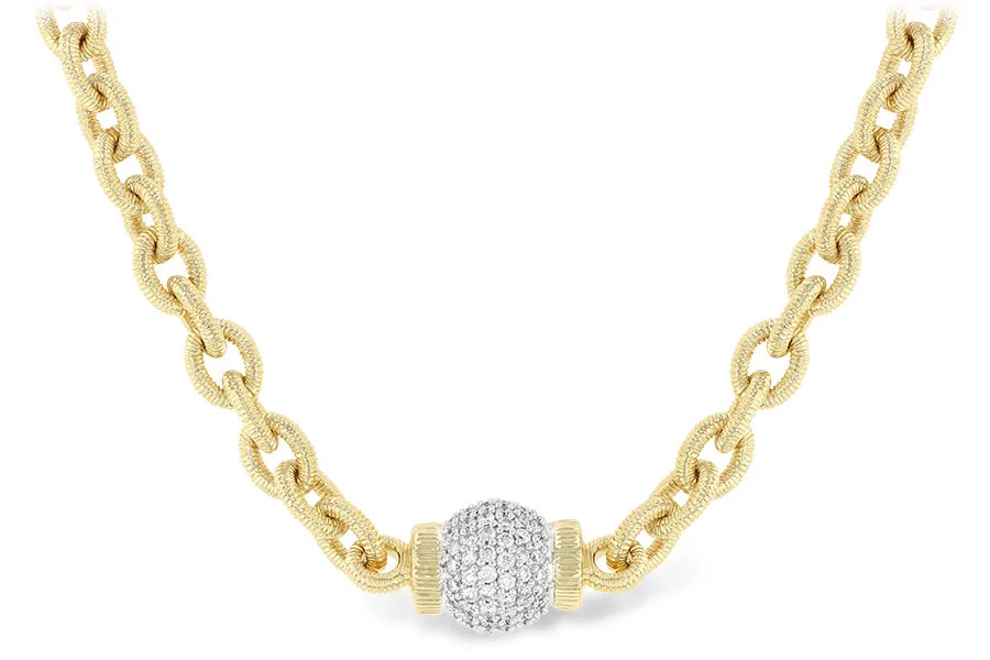 Diamond Necklace in two-tone