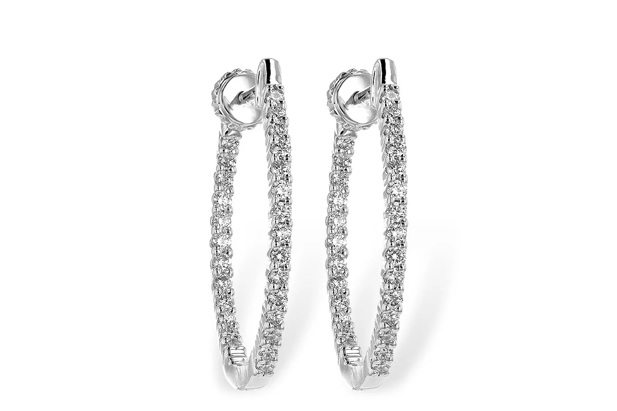 Diamond Earrings in white gold