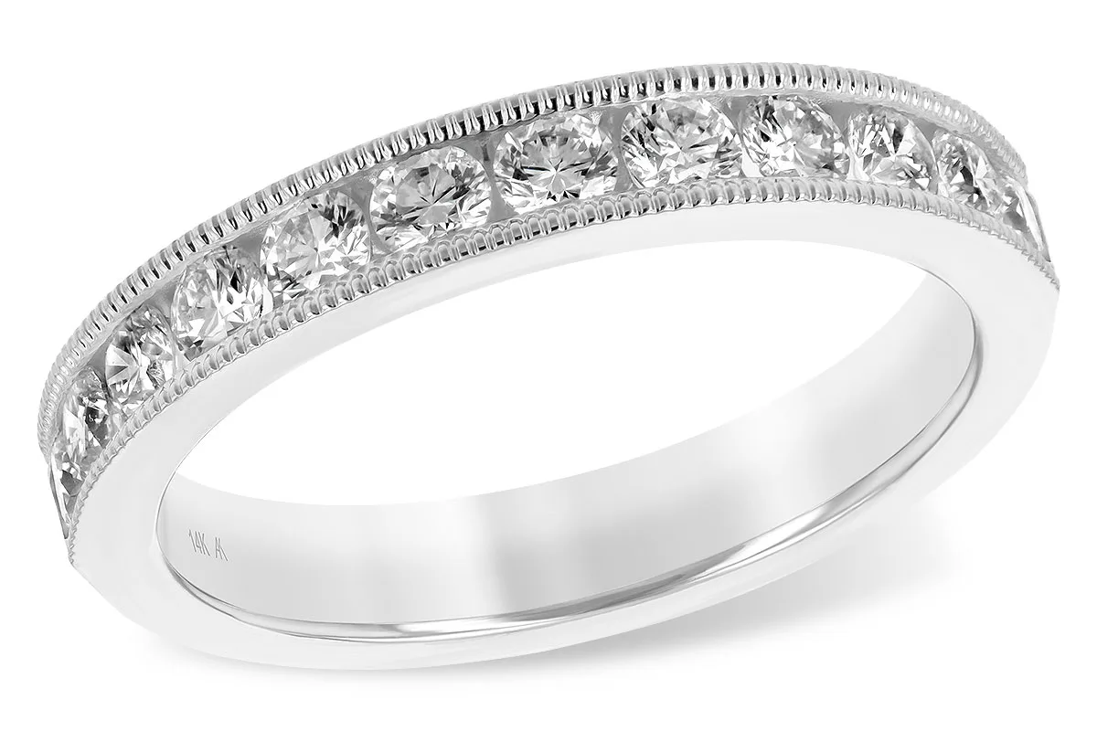 Diamond Wedding Band in white gold