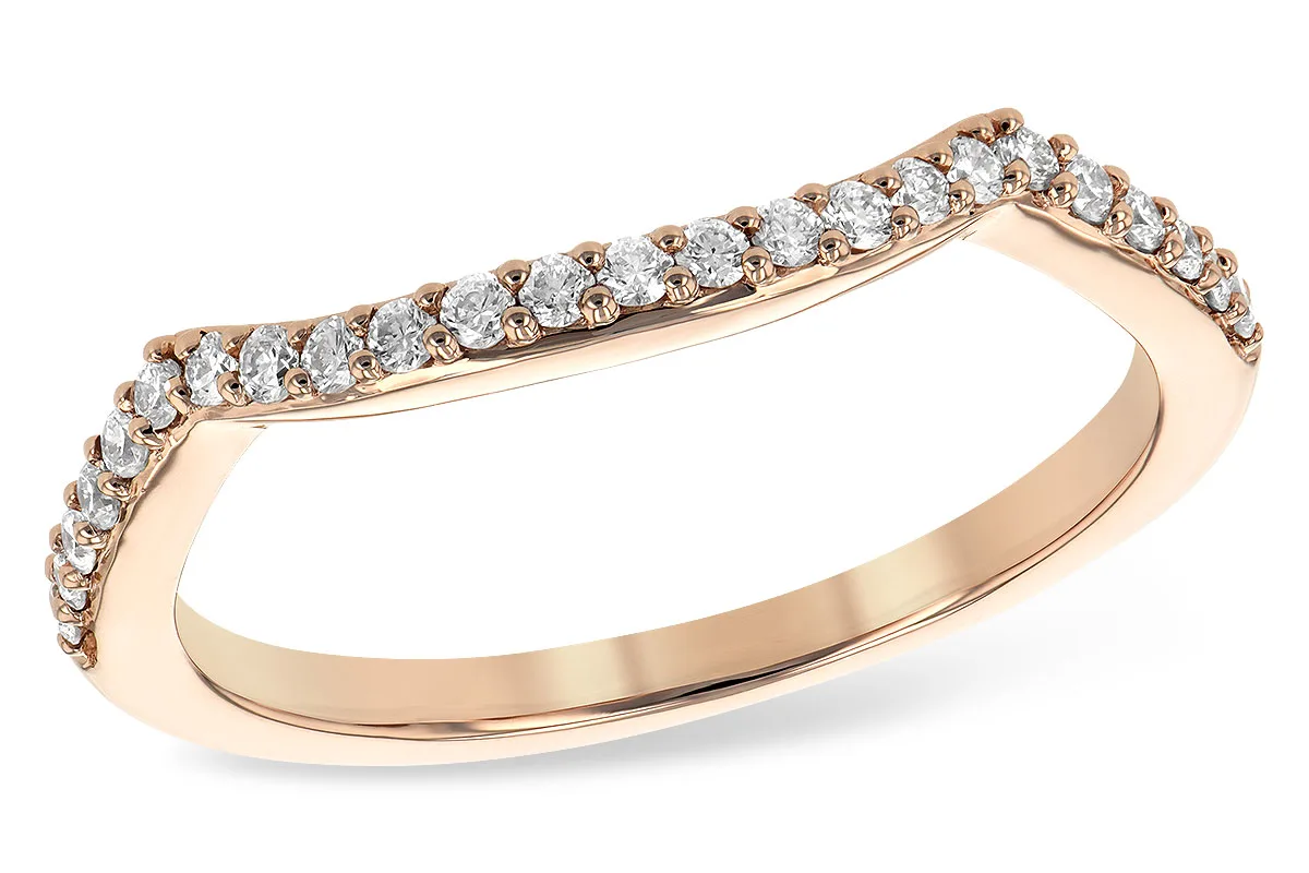 Diamond Wedding Band in rose gold