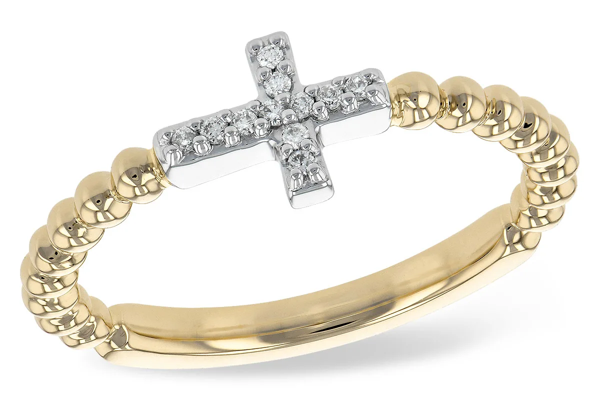 Diamond Ring in two-tone