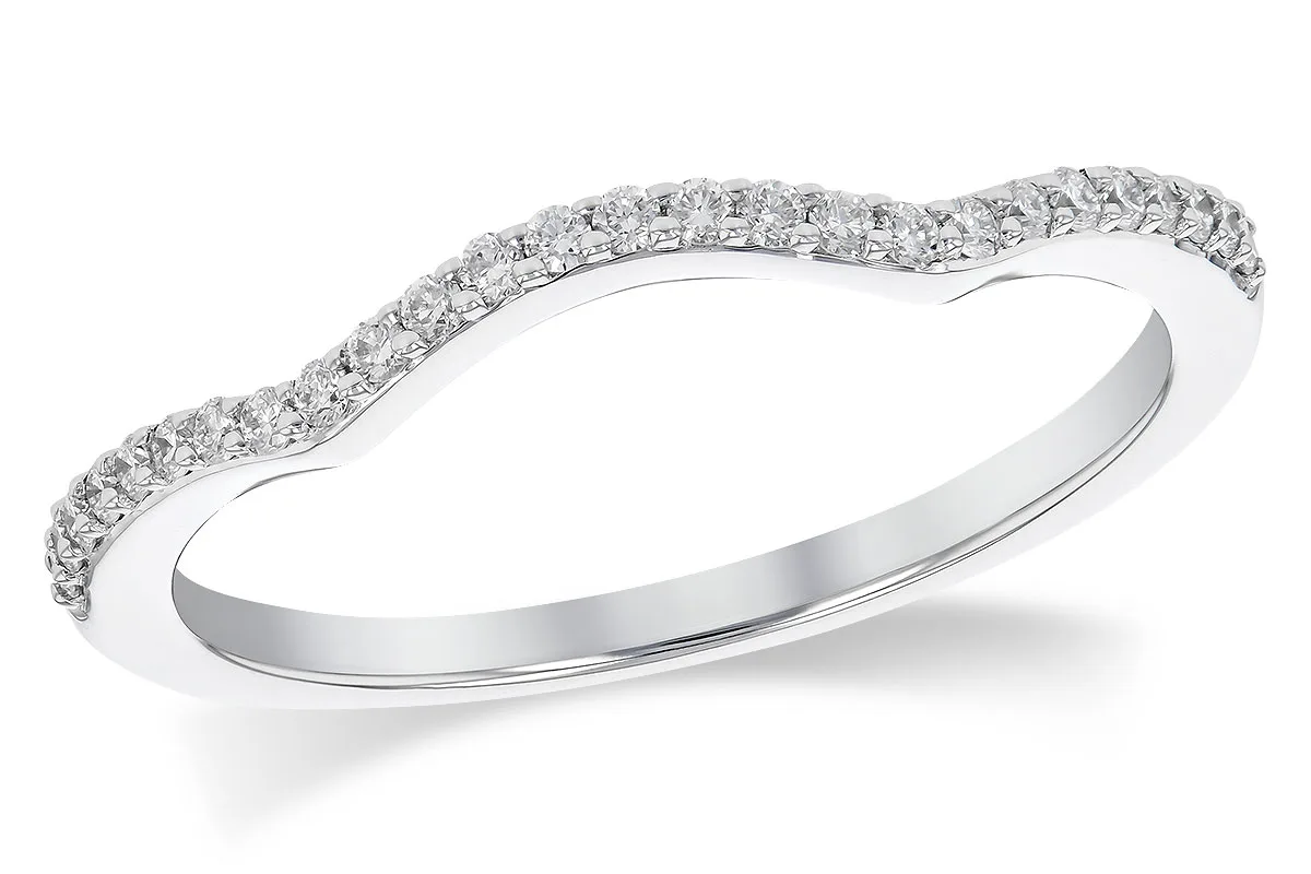 Diamond Wedding Band in white gold