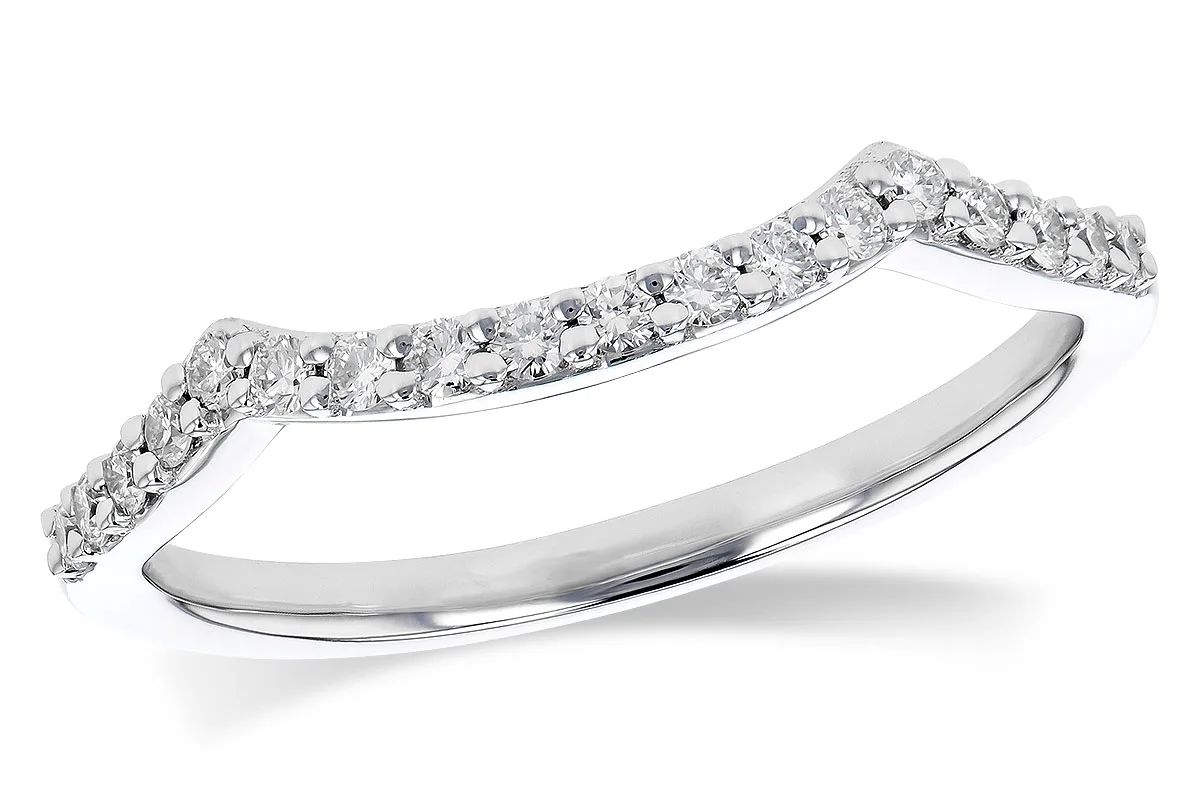 Diamond Wedding Band in white gold