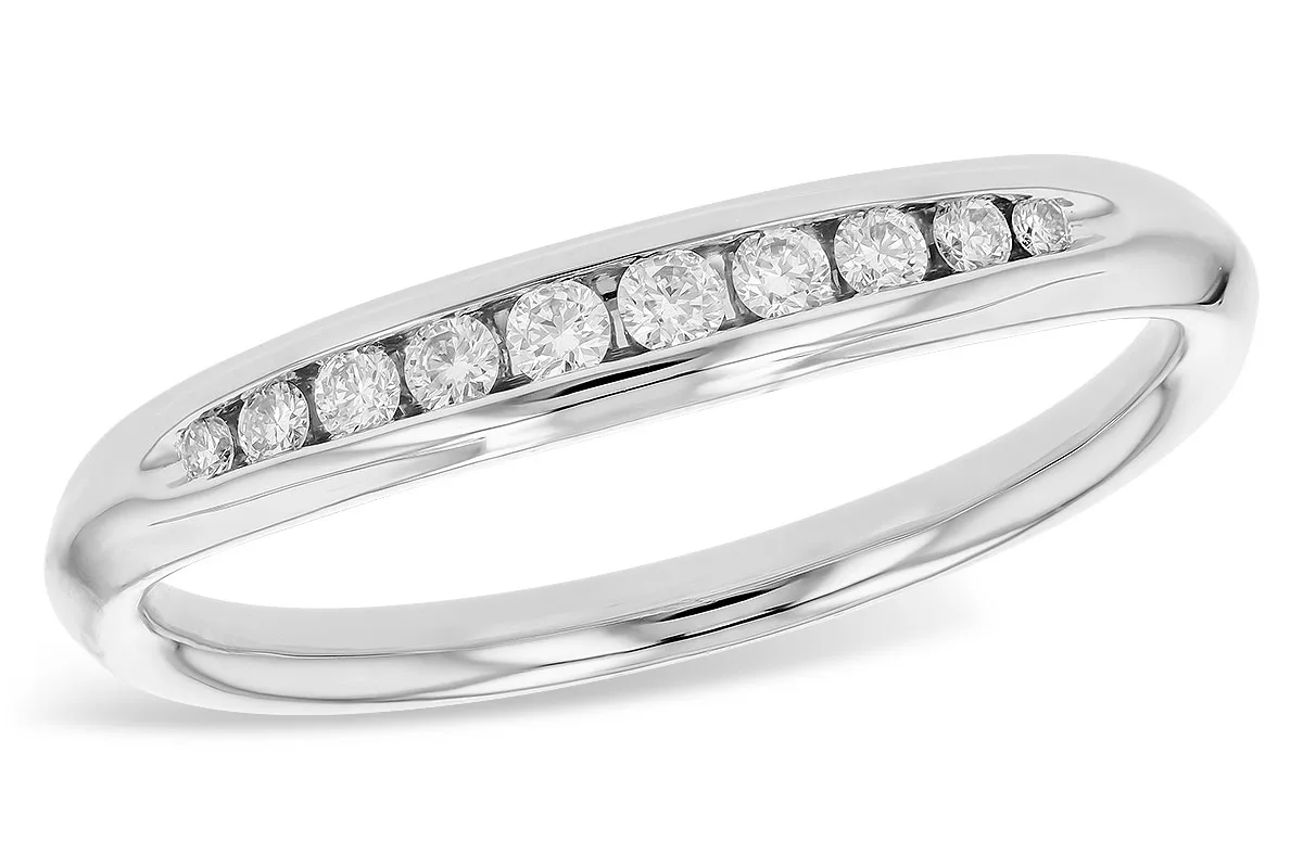 Diamond Wedding Band in white gold