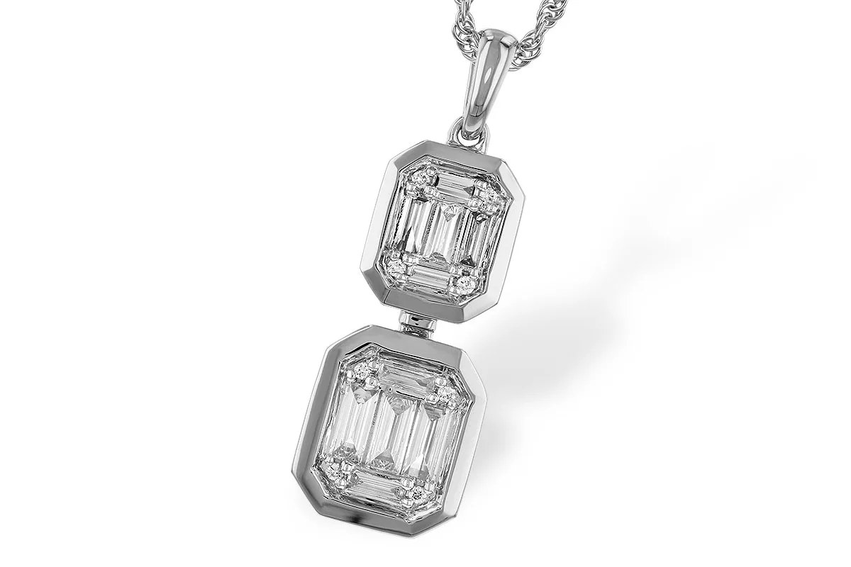 Diamond Necklace in white gold