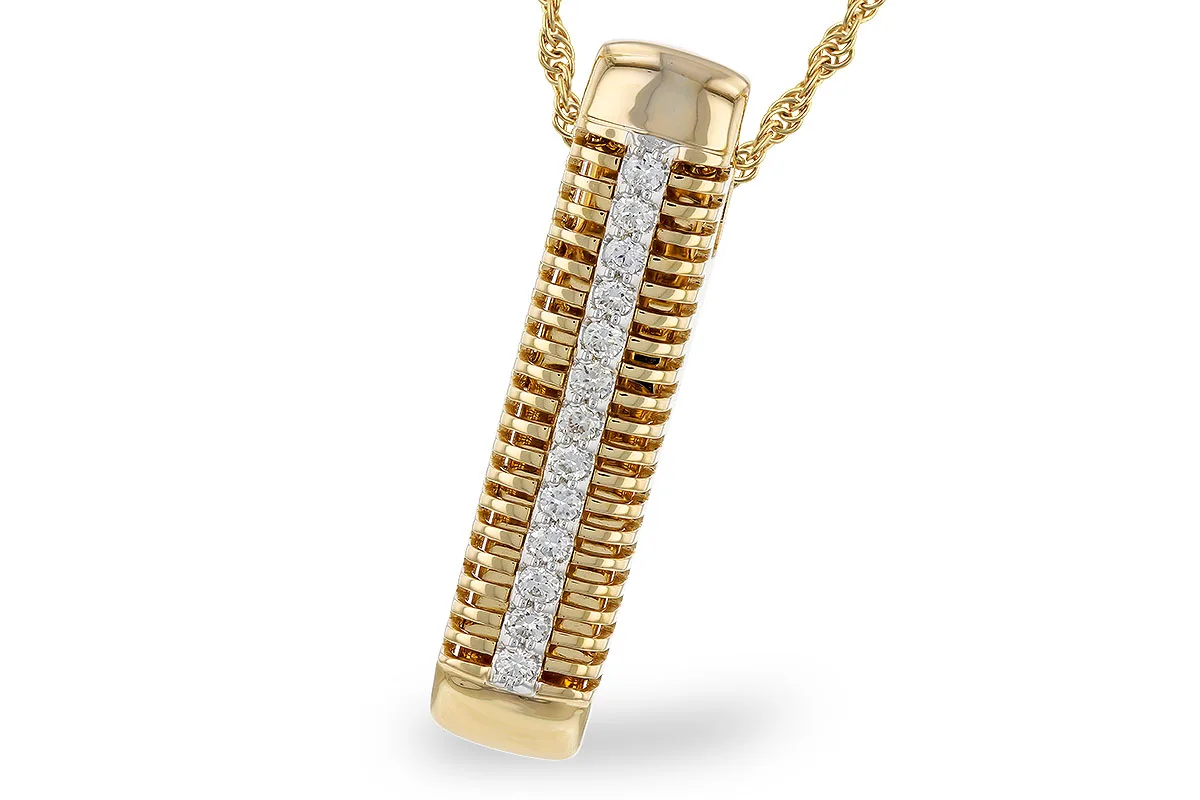 Diamond Necklace in yellow & white