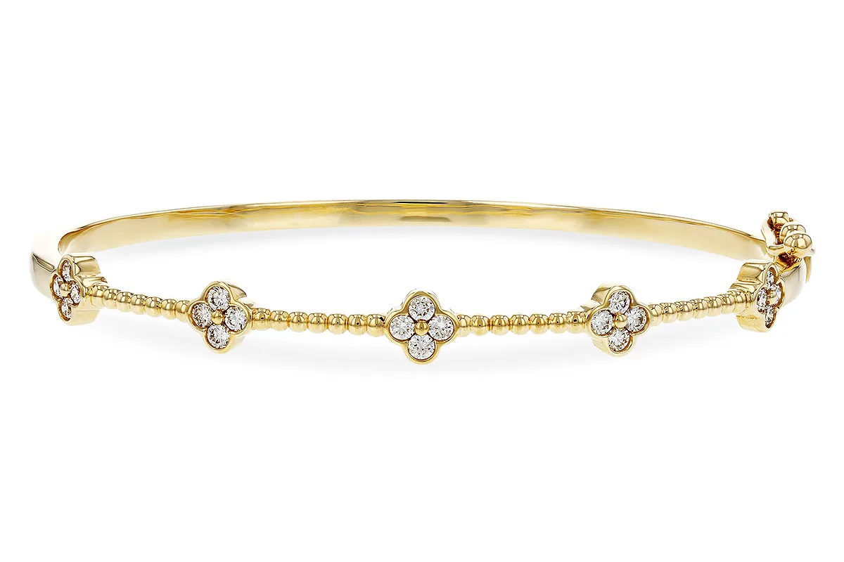 Diamond Bangle in yellow gold