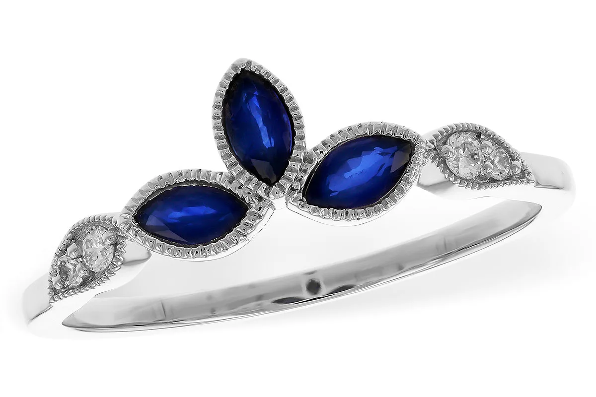 Sapphire Ring Enhancer in white gold
